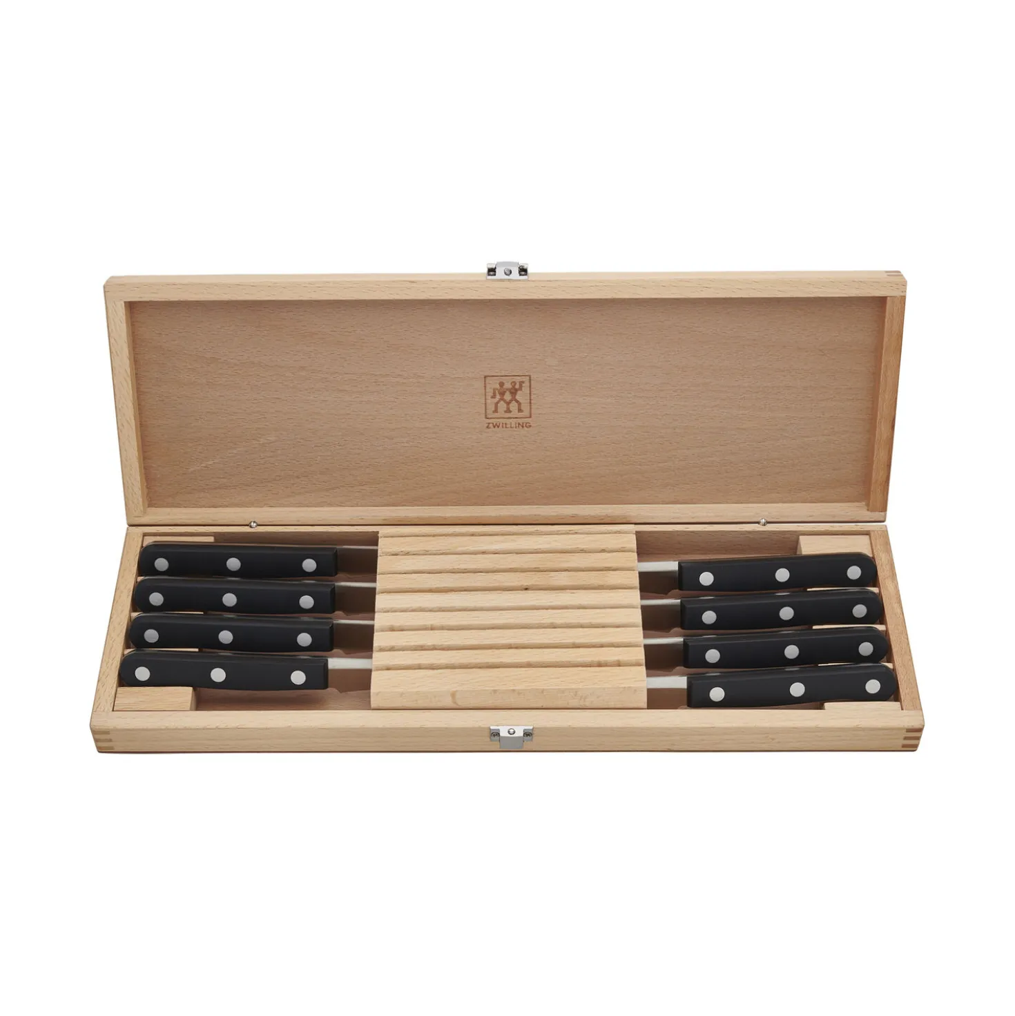 8-pc, Steak Knife Set With Wood Presentation Case