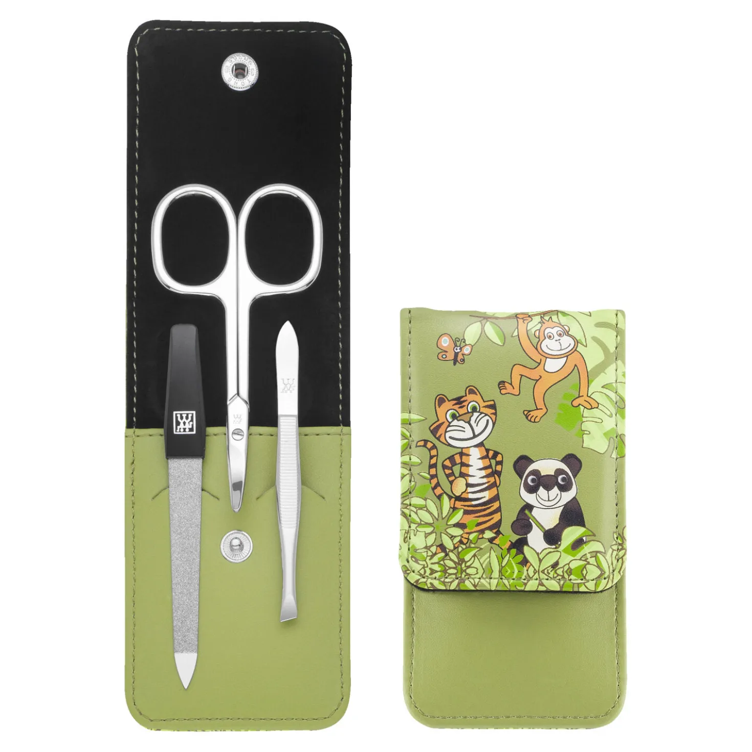 3-pc Synthetic Leather Kids Case