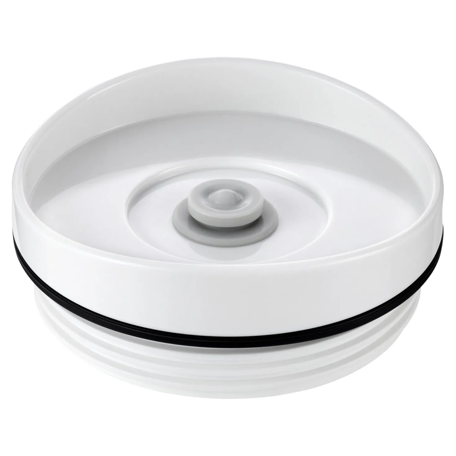 Personal Blender Jar With Drinking Lid And Vacuum Lid - White