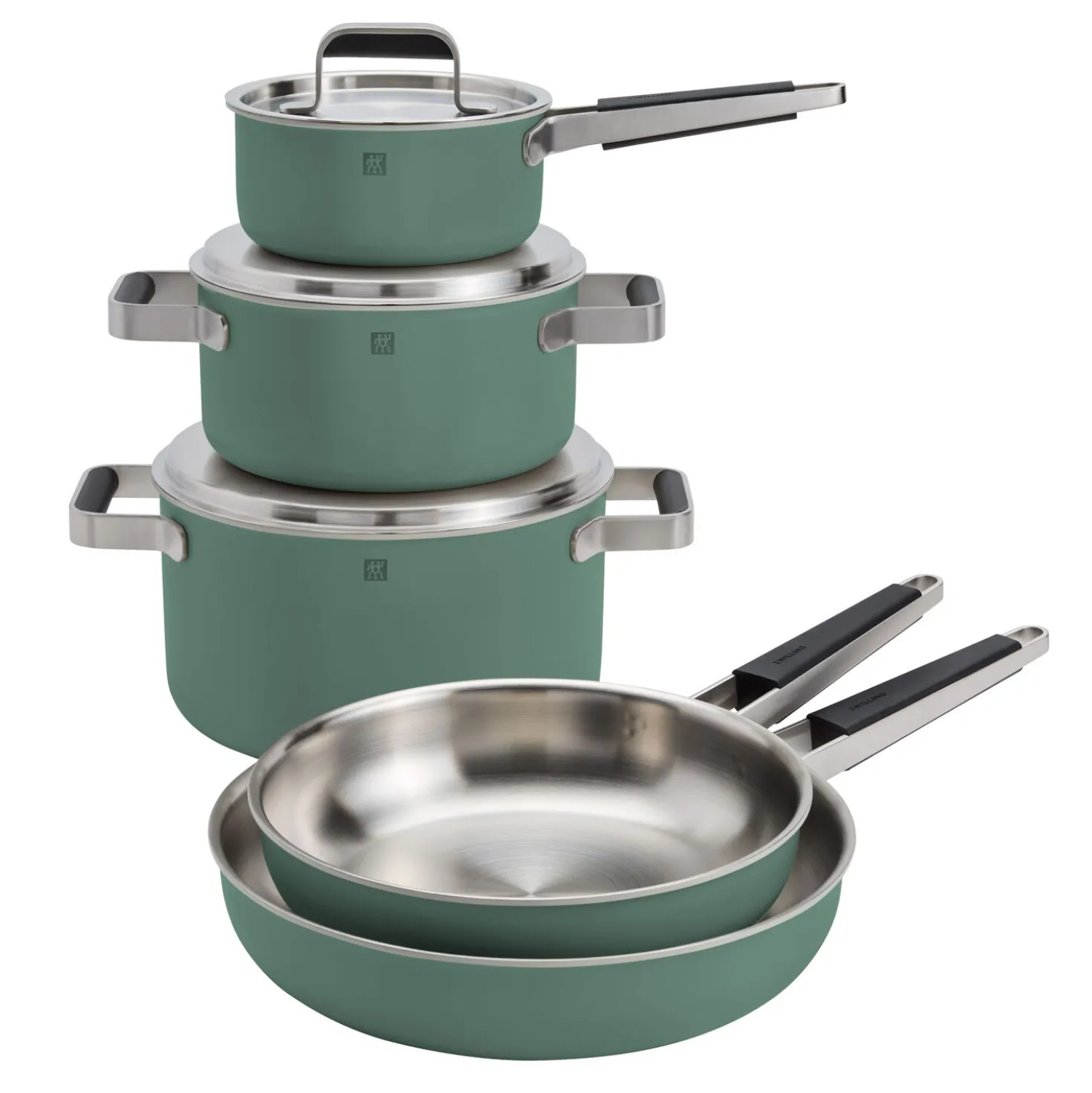 Pots and pans set, 8-pc, 18/10 Stainless Steel