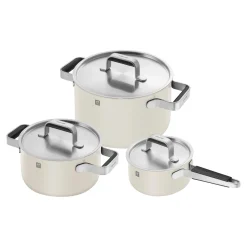 Pots and pans set, 8-pc, 18/10 Stainless Steel