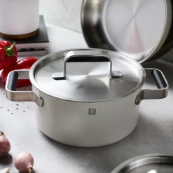 Pots and pans set, 8-pc, 18/10 Stainless Steel