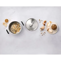 Pots and pans set, 6-pc, 18/10 Stainless Steel