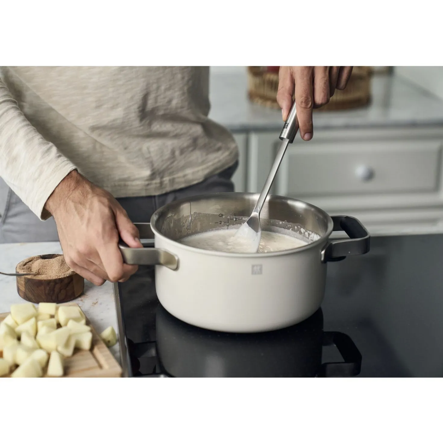 Pots and pans set, 6-pc, 18/10 Stainless Steel