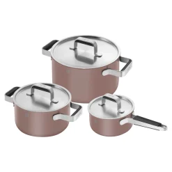 Pots and pans set, 8-pc, 18/10 Stainless Steel