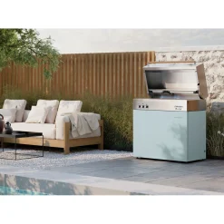 Propane gas grill, pool
