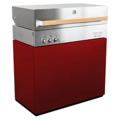 Propane gas grill, ruby