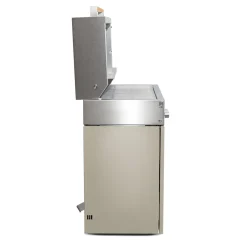 Propane gas grill, taupe