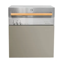Propane gas grill, taupe