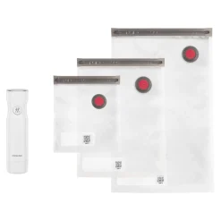 Pump and Bag Set, S/M/L / 4-pc, white