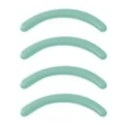 Replacement pads for eyelash curler, 4-pc | silicone | Turquoise