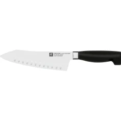 Rocking Santoku Knife 7 inch, hollow edge