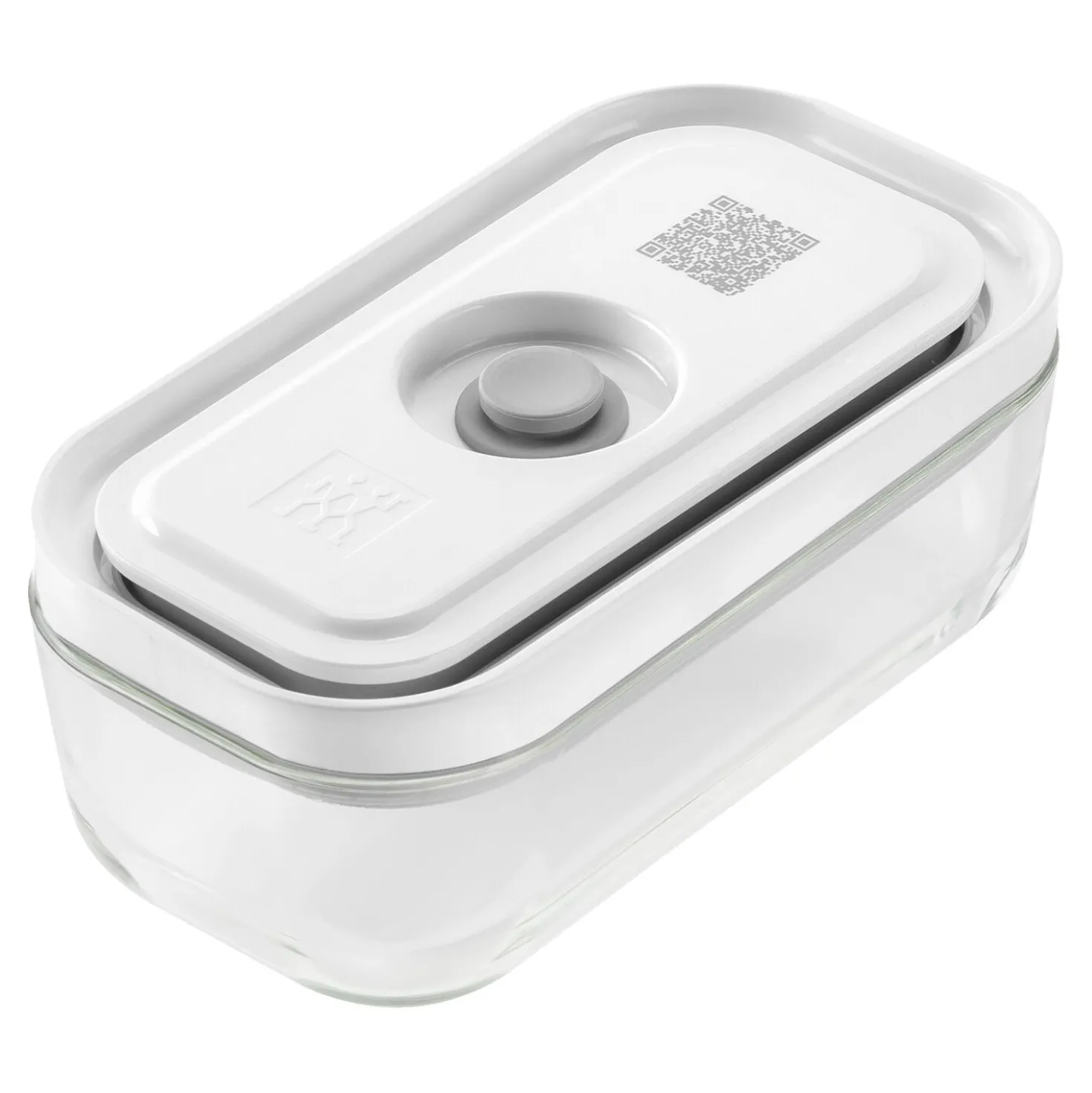 S, Vacuum Container, Glass, Grey