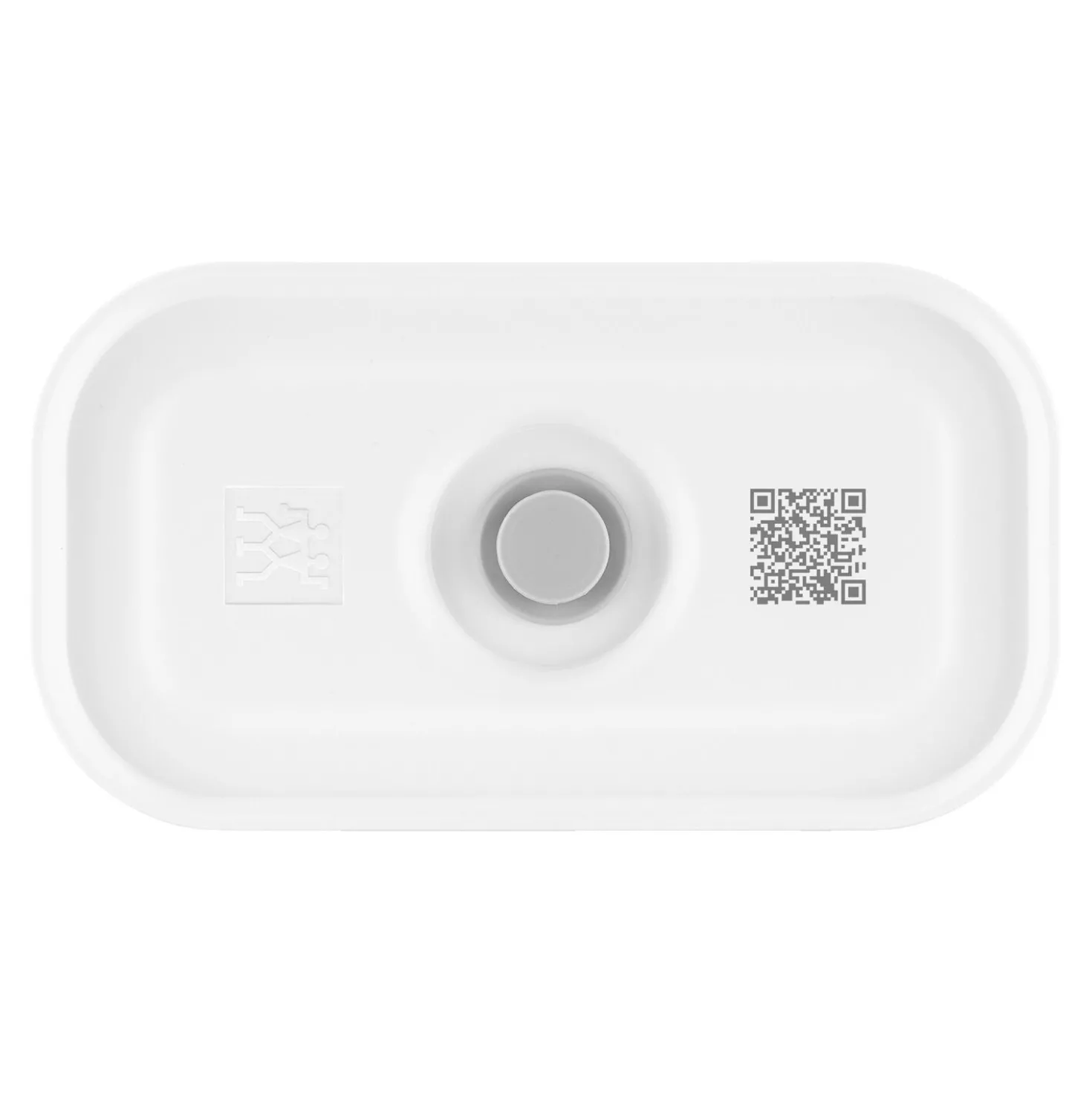 S, Vacuum Lunch Box, Plastic, Semitransparent-grey