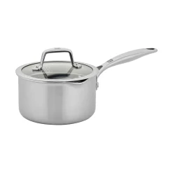 Sauce pan, 2 qt, 18/10 Stainless Steel, Ceramic coating