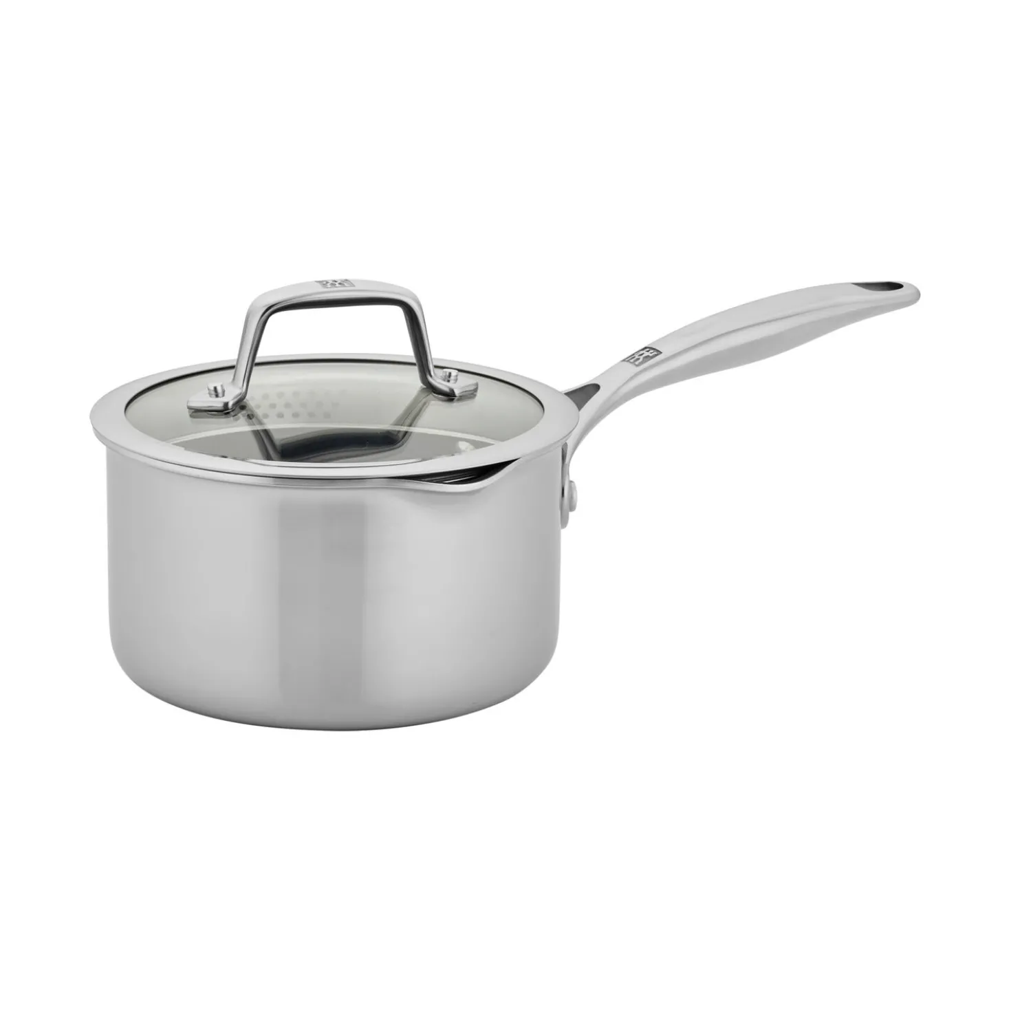 Sauce pan, 2 qt, 18/10 Stainless Steel, Ceramic coating