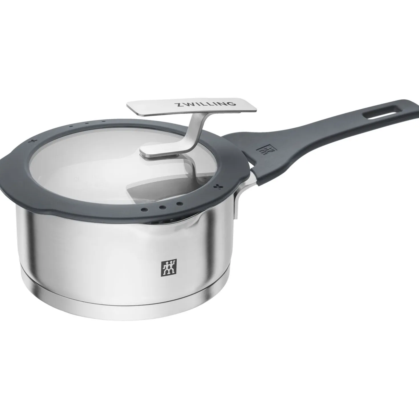 Sauce pan, 1.6 qt, stainless steel