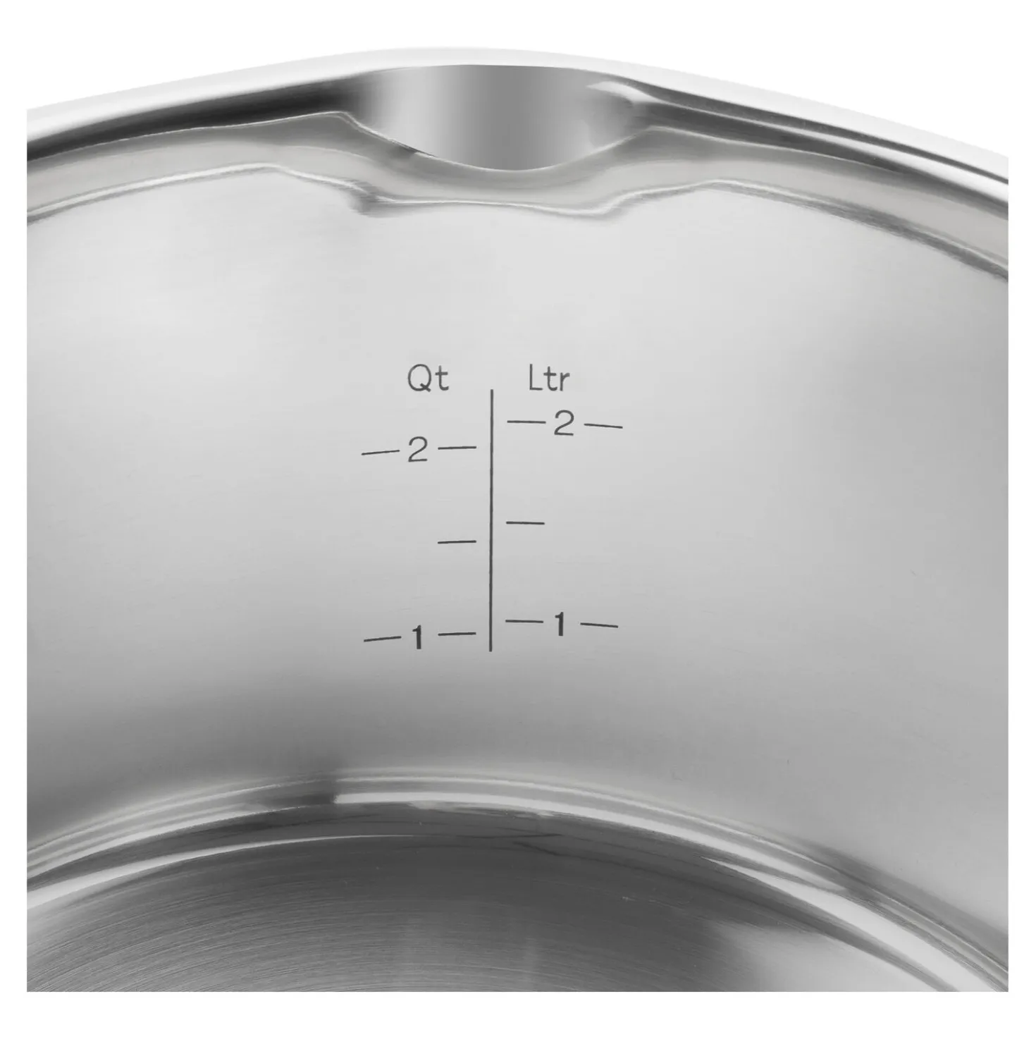 Sauce pan, 1.6 qt, stainless steel
