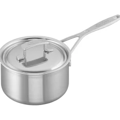 Sauce pan with lid, 3.2 qt, 18/10 Stainless Steel