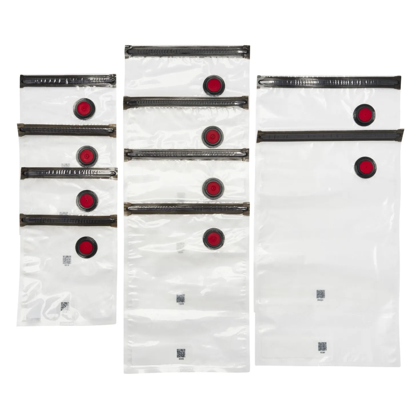 S/M/L / 10-pc Vacuum Bag Set, Plastic
