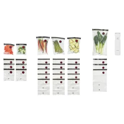 S/M/L Mixed Bag Set with Vacuum Pump , 30-pc
