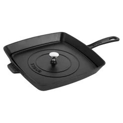 Square, 10.3" Grill Press, Black Matte
