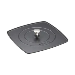 Square, 10.3" Grill Press, Black Matte