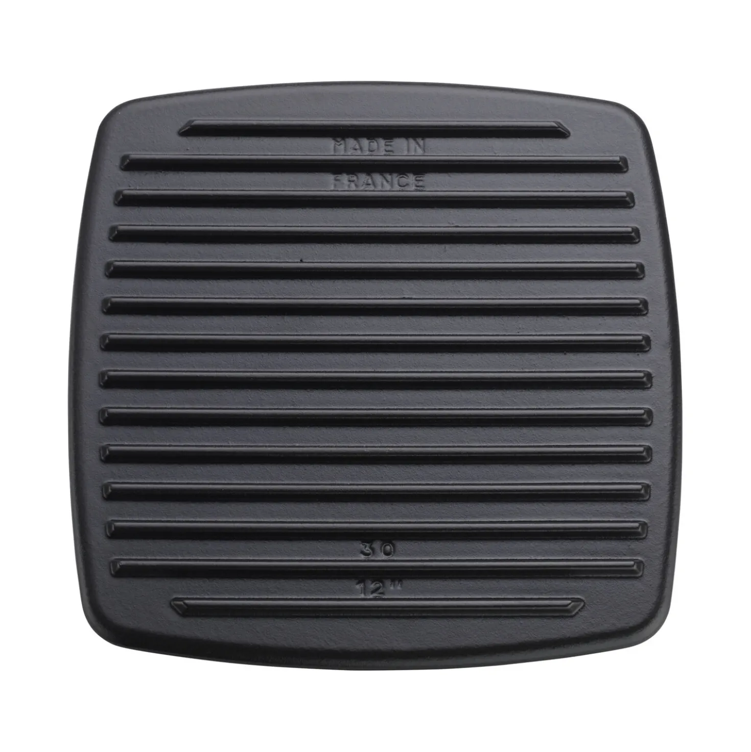 Square, 10.3" Grill Press, Black Matte
