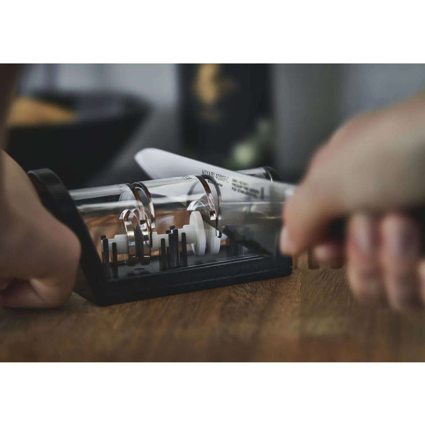 Two-stage Diamond/Ceramic Handheld Knife Sharpener