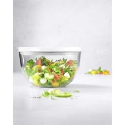 Vacuum bowl L / 24 cm, glass, transparent