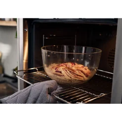 Vacuum bowl L / 24 cm, glass, transparent