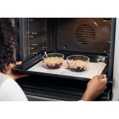 Vacuum bowl set S/M/L / 6-pc, glass, transparent-white