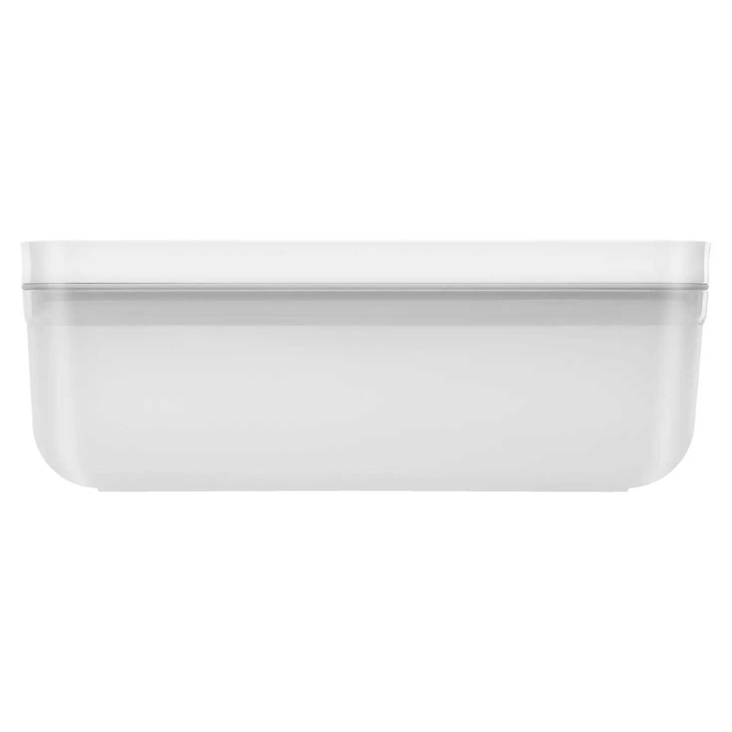 Vacuum Fridge Container, Plastic, Semitransparent-grey