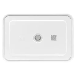 Vacuum Gratin Dish, Glass, Grey