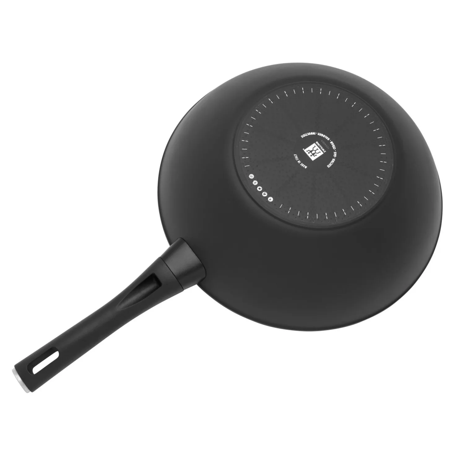 Wok, 12 inch, aluminum, Titanium-reinforced ceramic non-stick coating