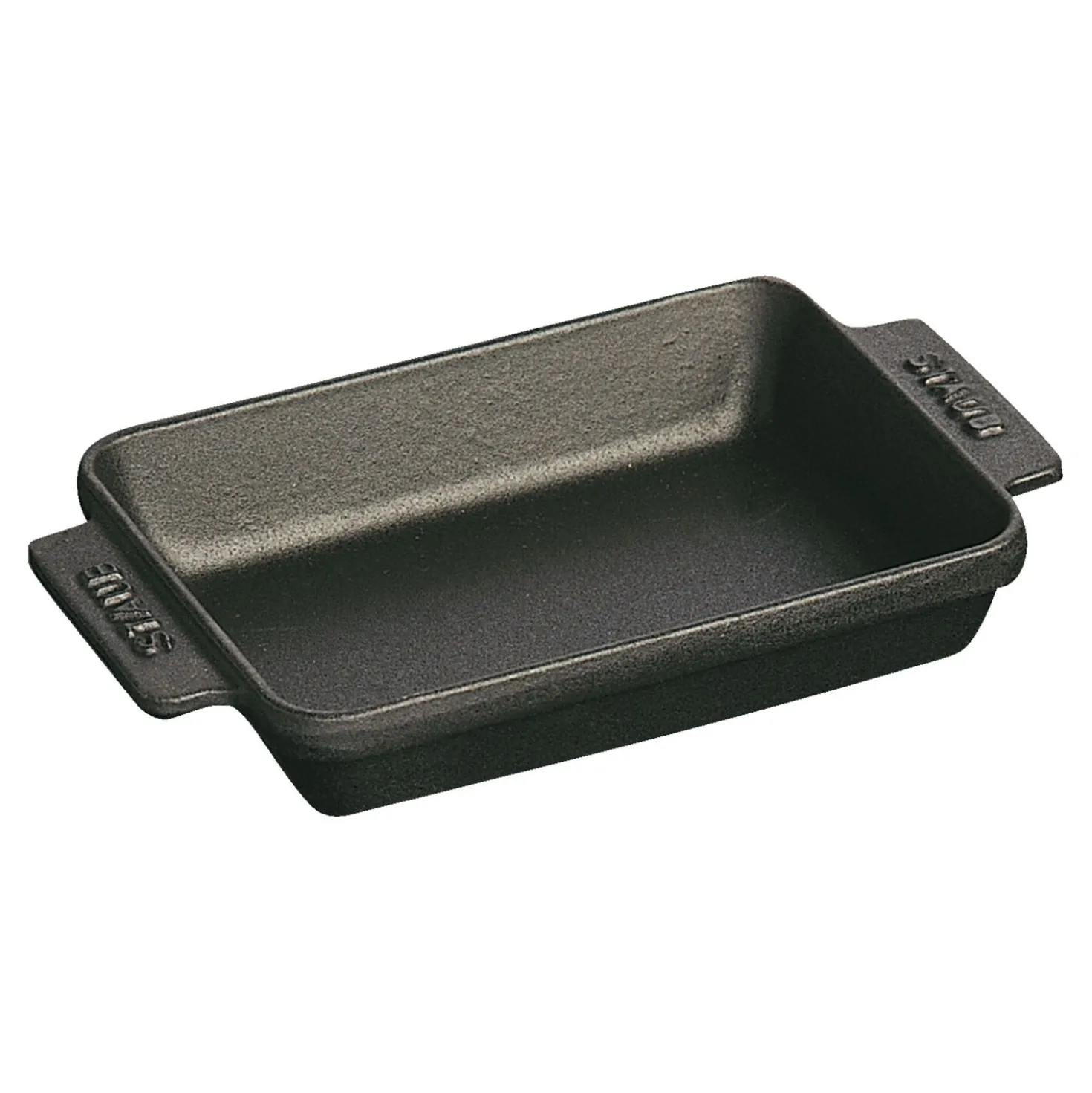 5.5-x 4.25 inch, Rectangular, Mini Baker, Black Matte