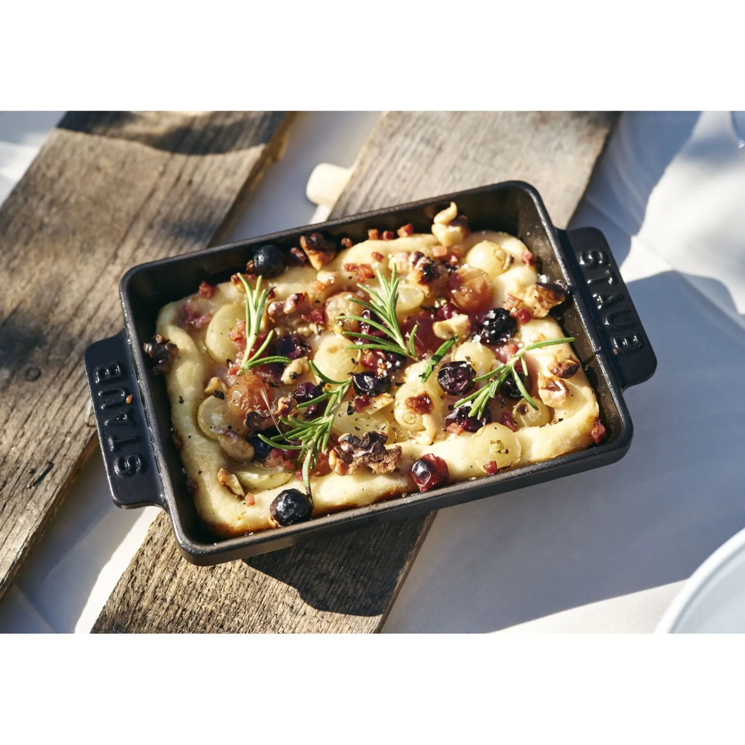 5.5-x 4.25 inch, Rectangular, Mini Baker, Black Matte