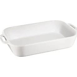 13-x 9.5-inch, Rectangular, Baking Dish, White