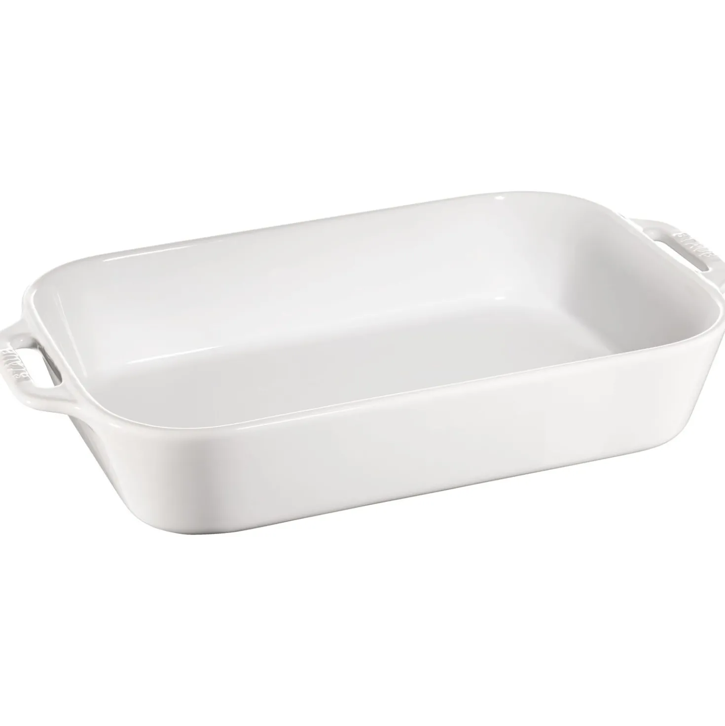13-x 9.5-inch, Rectangular, Baking Dish, White