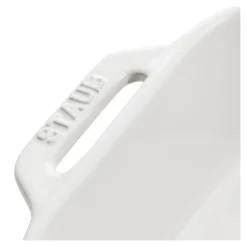 10.5-x 8-inch, Rectangular, Baking Dish, White