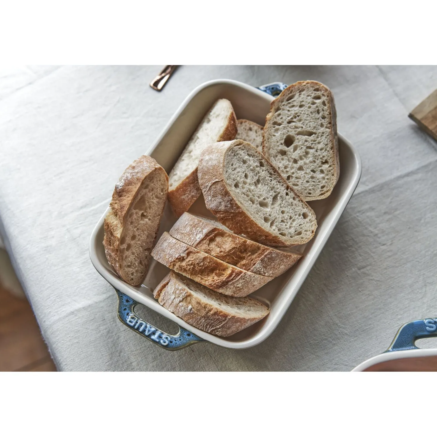 13-x 9.5-inch, Rectangular, Baking Dish, Rustic Turquoise