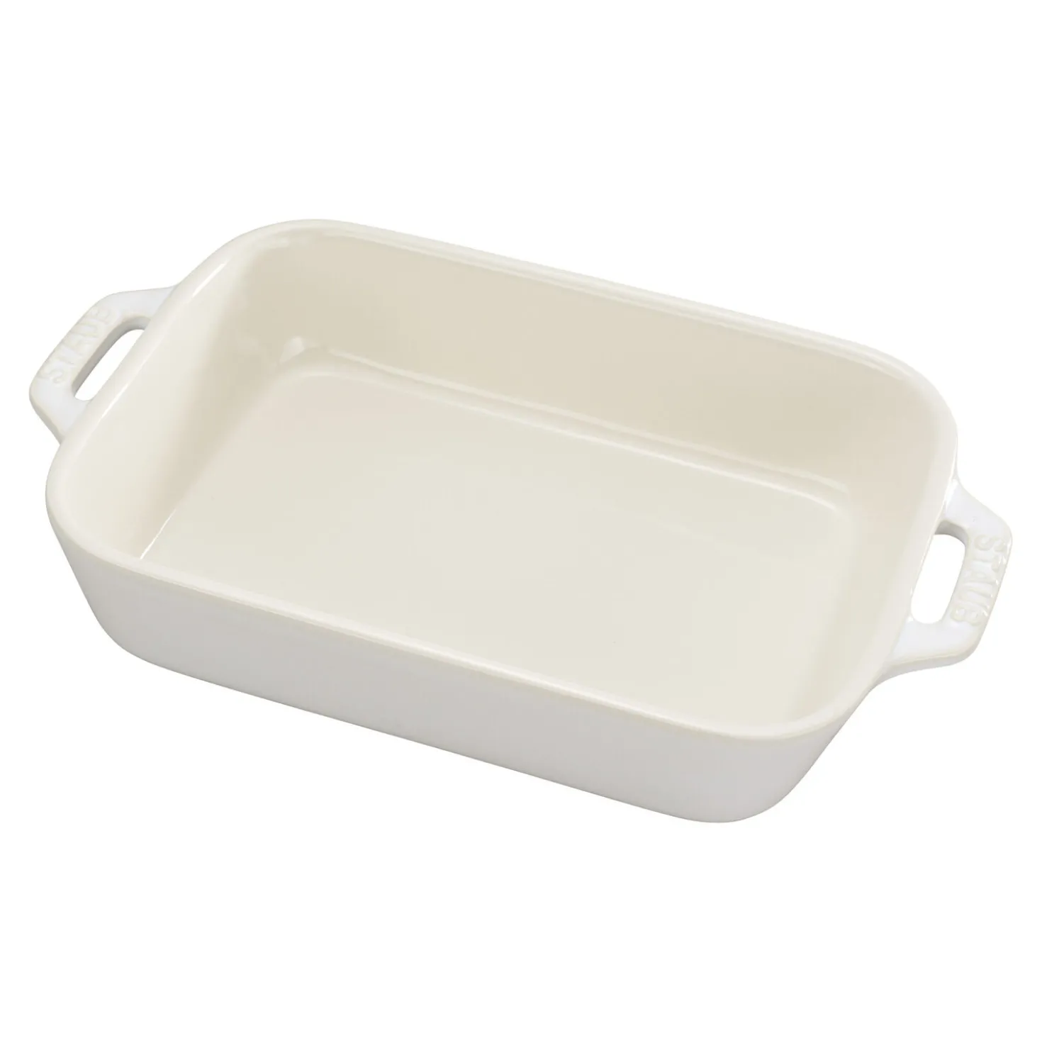 7.5-x 6.5-inch, Rectangular, Baking Dish, Ivory-white