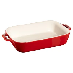 7.5-x 6.5-inch, Rectangular, Baking Dish, Cherry